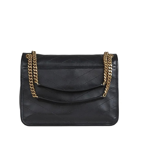 YSL Medium Niki in black calfskin, black logo & gold hardware. NWT - Picture 2 of 9